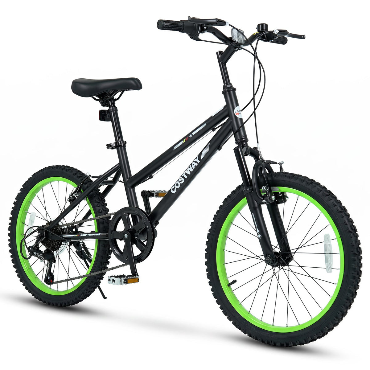 Kids mountain bike from GBruno Store with 20-inch wheels and adjustable seat, suitable for young children and outdoor riding.