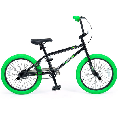20-inch trick bicycle from GBruno Store featuring 360-degree steering and adjustable seat for kids and teens.