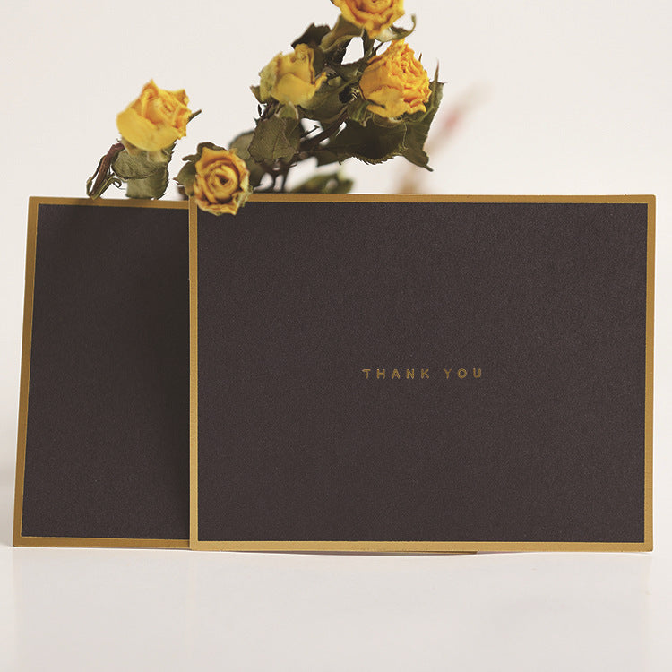Quartet bronzing border business small card by My Store