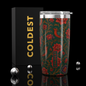 Coldest 20 oz Tumbler v2 hydration bottle with a colorful Baby Birds design, stainless steel body, and spill-proof lid.