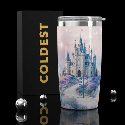 Coldest 20 oz Coldest Tumbler v2 for hydration, black stainless steel with a spill-proof lid and sleek design.