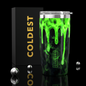 Coldest 20 oz Tumbler v2 hydration bottle with a fall-themed design, stainless steel body, and leak-proof lid.