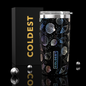 Coldest 20 oz Tumbler v2 for hydration, with a moonlight seashells design in soft blue and beige tones.