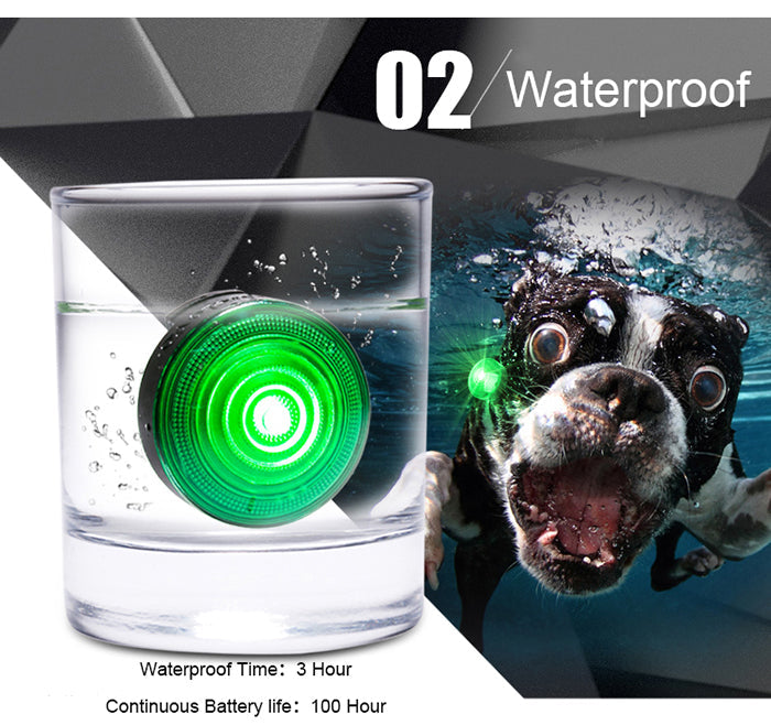 Dog anti-lost night light by My Store, compact LED safety light for nighttime visibility