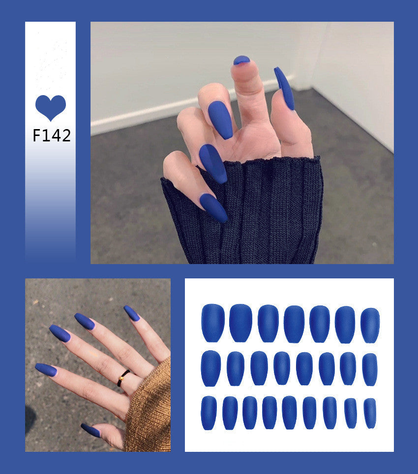 Nail Art Scrub Ballet fake nails by My Store, ballet-inspired nail design set