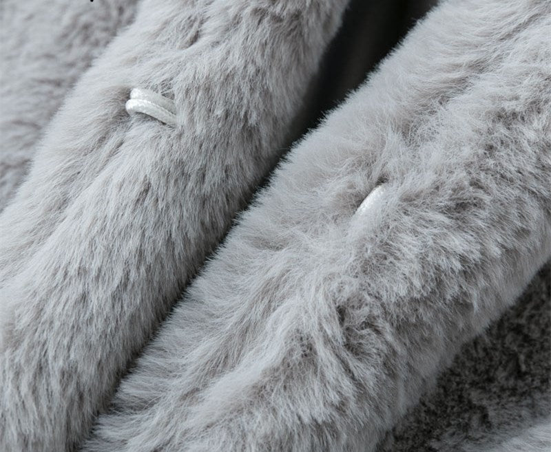Women's faux fur coat streetwear jacket by My Store in a stylish outerwear design