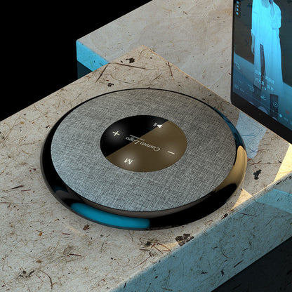 Waterproof Bluetooth speaker by My Store in compact black design with visible control buttons