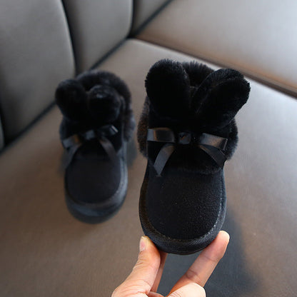 Thickened Xuebu Princess winter shoes by My Store, cozy cold-weather footwear in a classic design