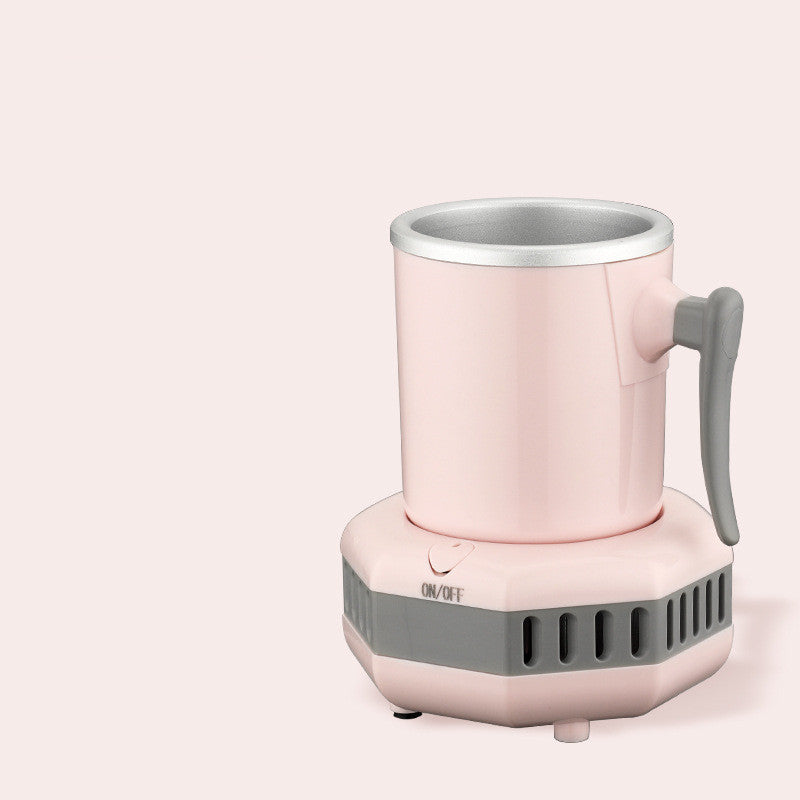 Dual-use mini ice cooling cup for quick drink cooling in office, dormitory, or kitchen setup