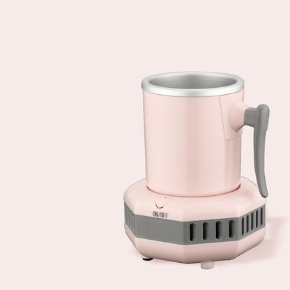 Dual-use mini ice cooling cup for quick drink cooling in office, dormitory, or kitchen setup