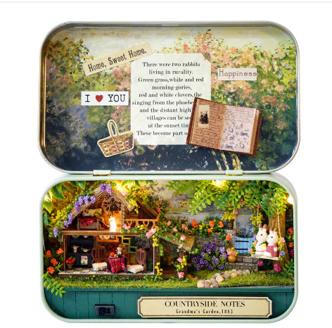 Frozen Box Theater DIY Model House Toy Gift