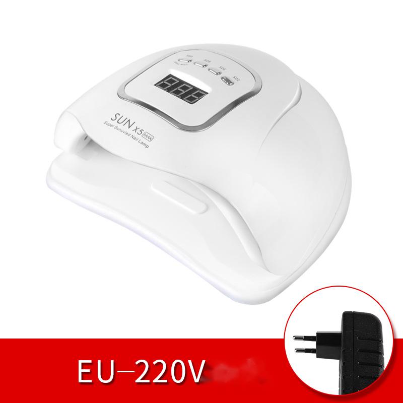 Quick Dry Nail Phototherapy Machine with compact white design and LED light curing chamber