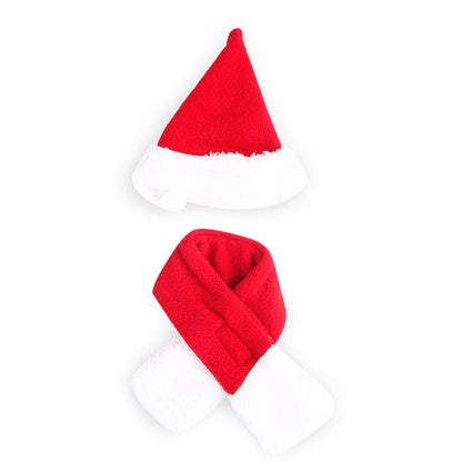 Small Christmas pet tiara with festive holiday design for cats and dogs
