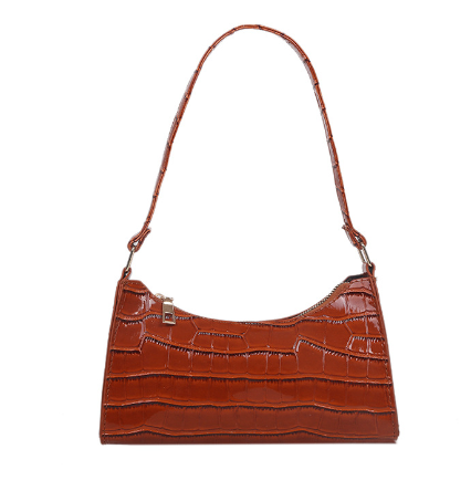 Women's small shoulder bag by BACKUPMYFILESNOW® featuring a simple compact design with underarm carry style.