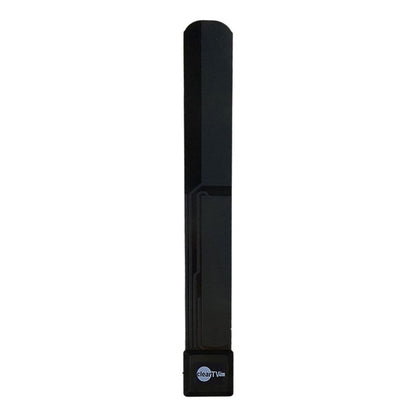 Clear TV Key HD digital satellite indoor TV antenna device on a white background