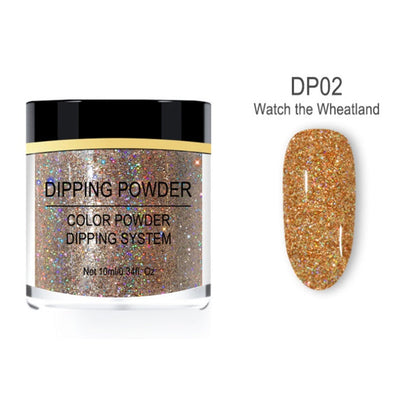 Laser glitter nail powder by My Store in a shimmering fine-textured finish