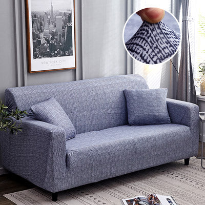 Printed sofa cushion cover in a decorative fabric design