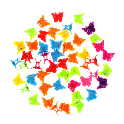 Color mini hair clips in assorted shades by My Store, compact accessories displayed together