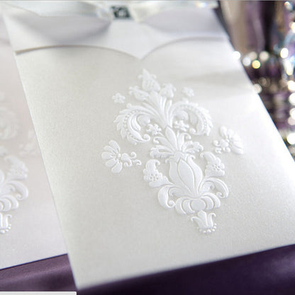 Personalized custom invitation card with elegant design and customizable details
