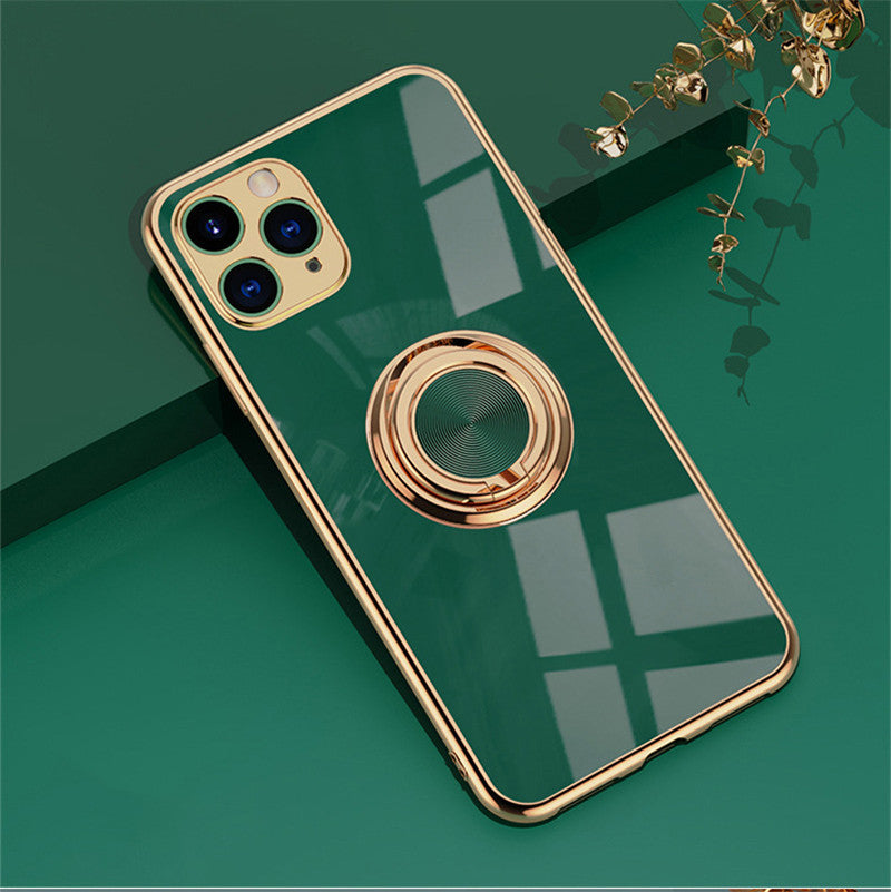 Silicone plating phone case for iPhone 12, 12 Pro, 12 mini, 11 Pro Max in a sleek protective design
