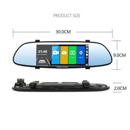 V37 7-inch screen driving recorder dashboard camera by My Store
