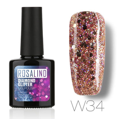 Nail Diamond Nail Gel pot with sparkling finish for nail art applications