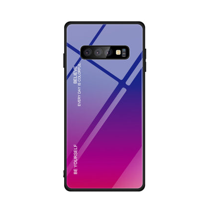 Gradient glass phone case by My Store, translucent ombré design with smooth glossy finish
