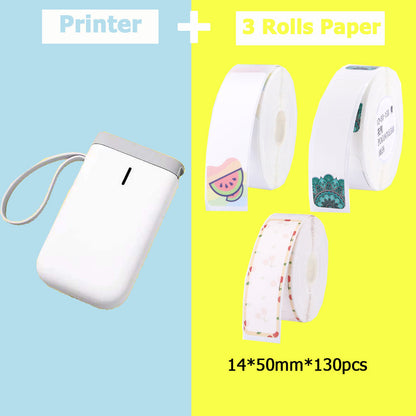 Small handheld portable printer by My Store shown in compact design