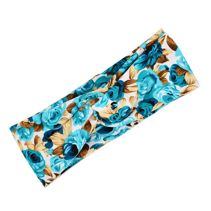Floral cross hair band in a delicate design by My Store