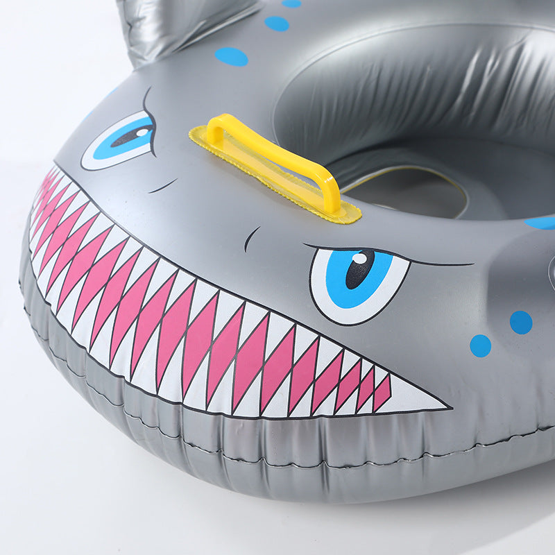 Children's swimming seat float, colorful inflatable design for safe pool play
