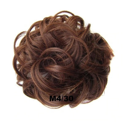 Gold hair ring accessory with smooth circular design for styling braids and dreadlocks