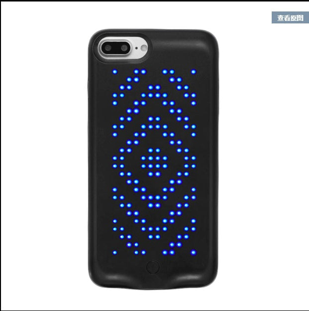 LED phone case with illuminated edge design in a slim protective cover