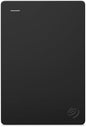 Seagate Portable 1TB external hard drive in black with USB 3.0 port for PC, Mac, PlayStation, and Xbox.