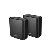 ASUS ZenWiFi AC Whole-Home Tri-Band Mesh System (CT8 2 Pack Charcoal) Coverage up to 5400 sq.ft AC3000 WiFi Life-time Free Network Security and Parental Controls 4X Gigabit Ports 3 SSIDs