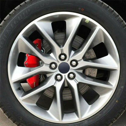 Four-piece modified car brake caliper cover set, red automotive brake accessories