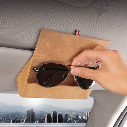 Car glasses storage box by My Store for organizing eyewear in a vehicle interior