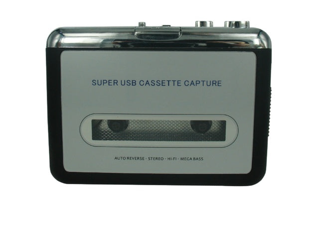 Cassette to MP3 player for playing and converting cassette tapes to digital audio
