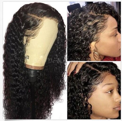 Medium length wig by My Store, shown on a mannequin with natural-looking hair strands