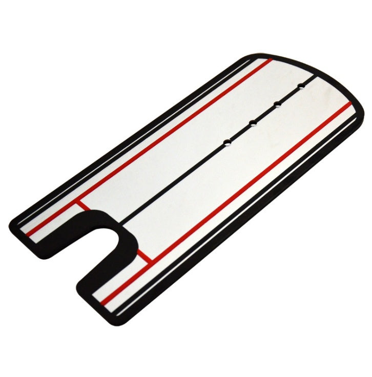 Golf putter posture correction mirror for alignment and putting practice