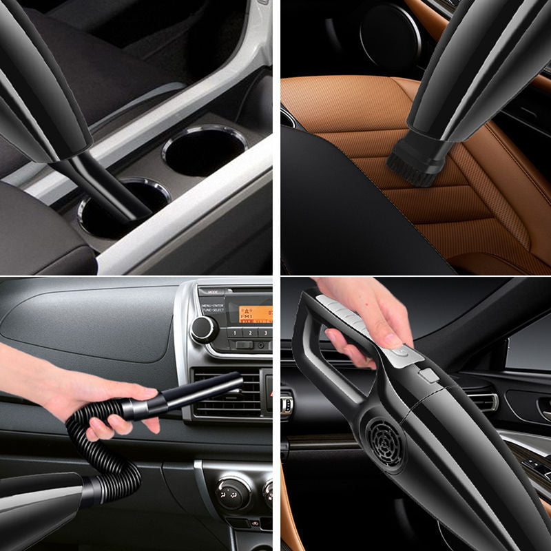 AutoClean Tm wireless portable car vacuum cleaner in compact handheld design