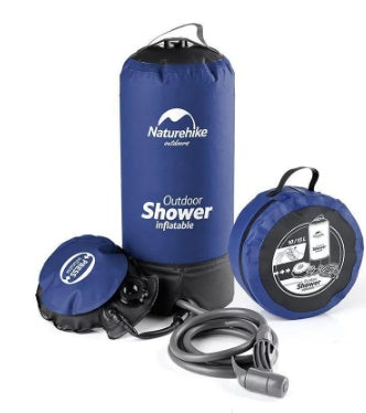 Outdoor camping folding shower bag with portable hanging design foly My Store