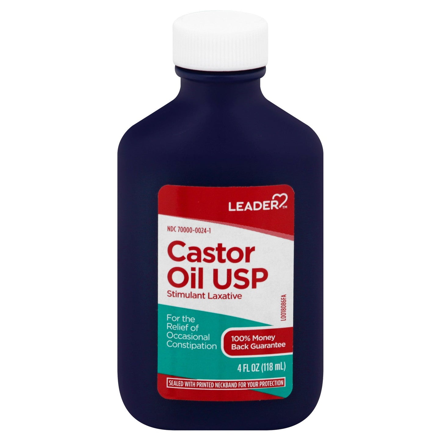 LEADER™ 100% Castor Oil, 4 oz