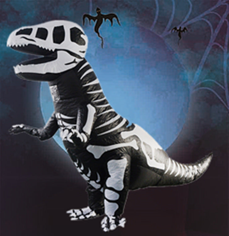 Halloween spoof inflatable costume by My Store, colorful full-body design shown upright