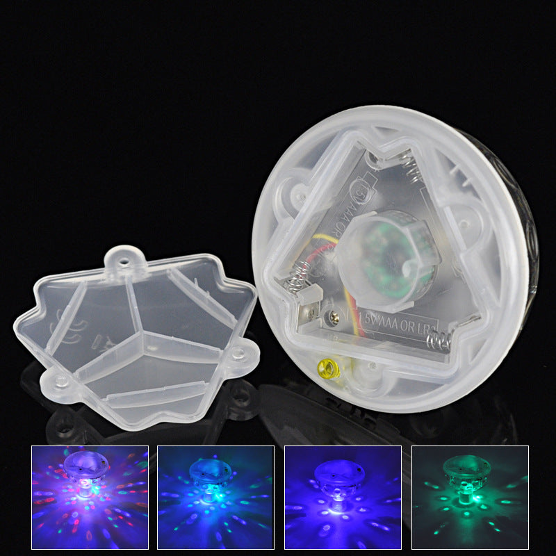 Floating LED underwater bathtub lamp for children, waterproof swimming pool light in colorful design