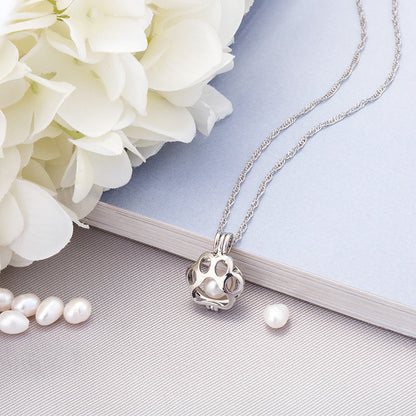 Animal night light necklace with colorful animal pendant on a delicate chain.