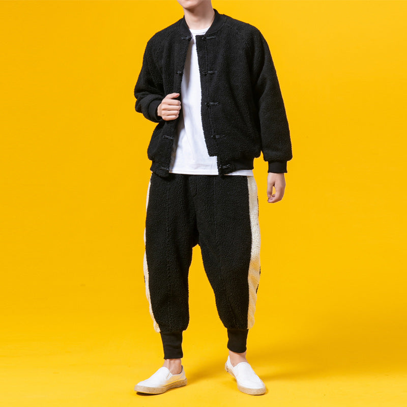 Chinese-style winter clothing in traditional design, full view of garment my store my store