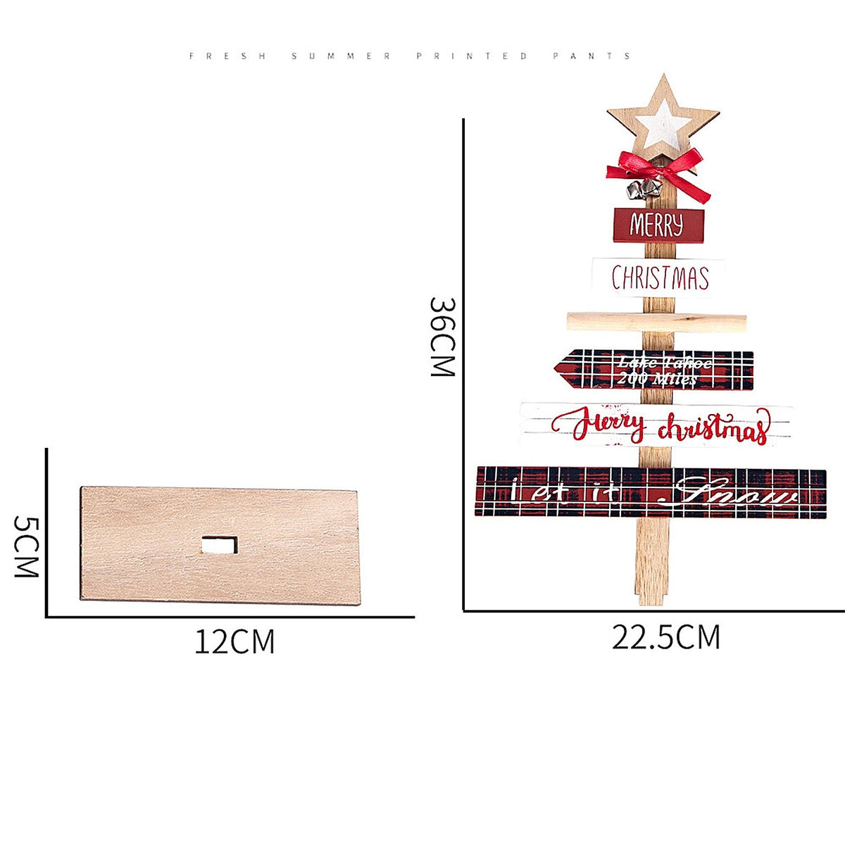 Christmas decorations with English letters displayed together