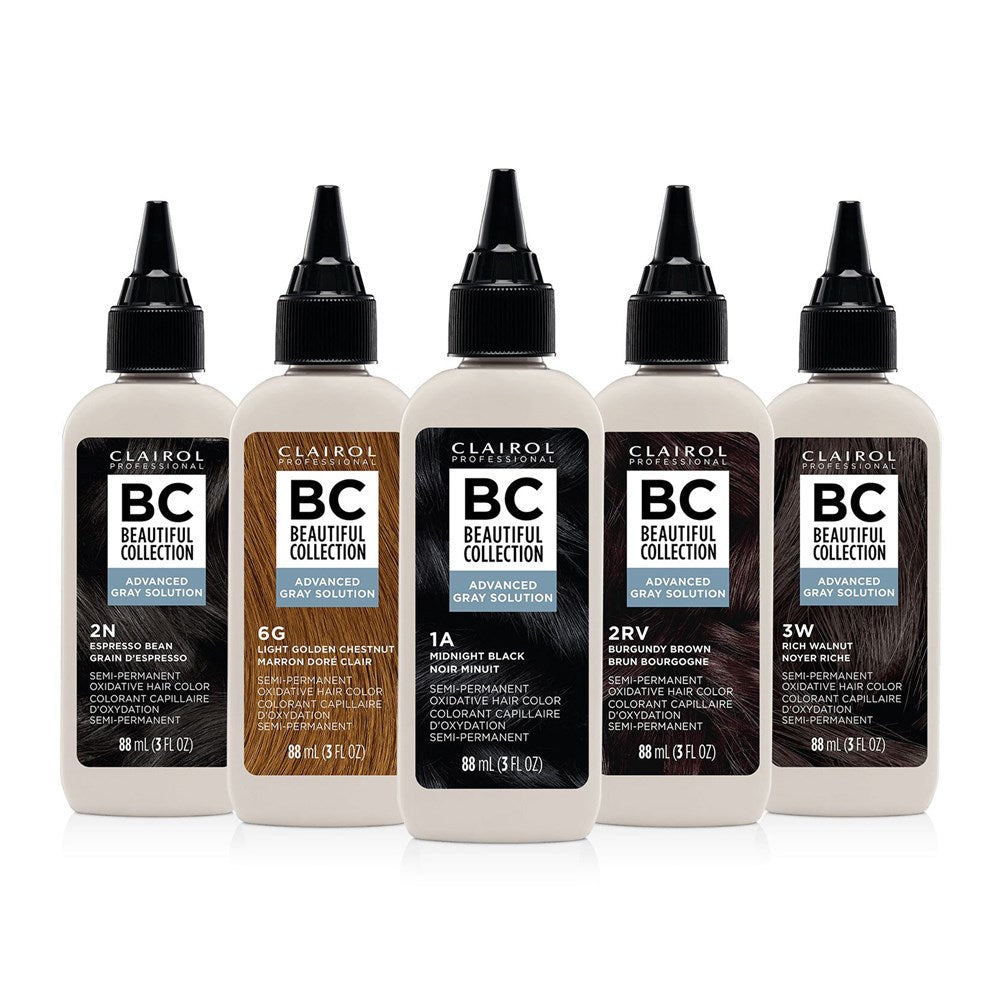 Clairol Professional Beauty Collection Semi-Permanent Moisturizing Color Advanced Gray Solution