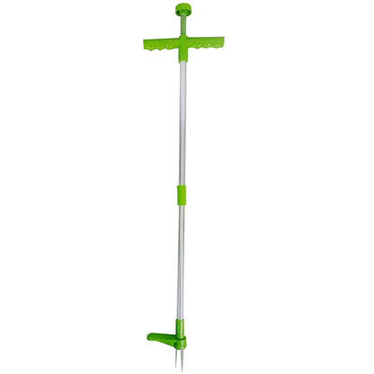 Simple Artifact road gap weeding hook tool for removing weeds between pavement gaps