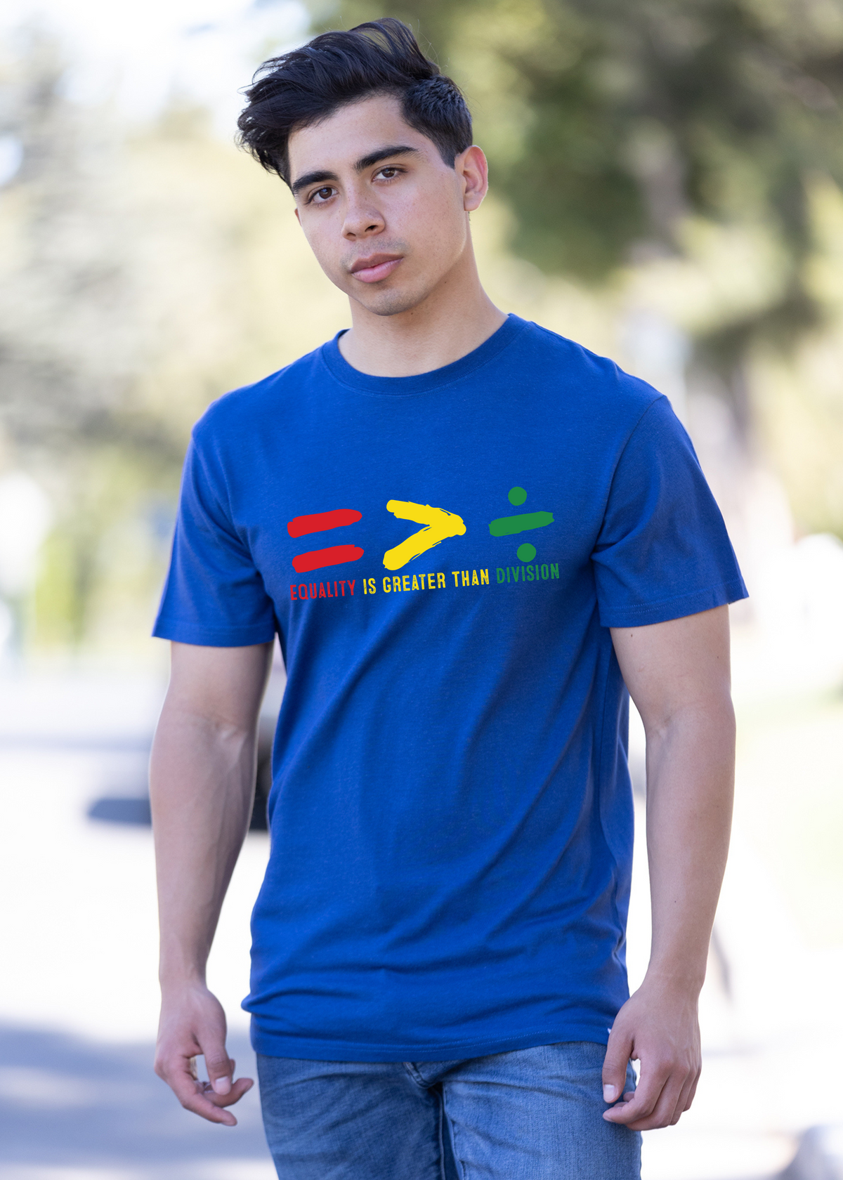 Men's black graphic T-shirt by Spun Bamboo featuring Black History Month design in unisex bamboo and cotton fabric.